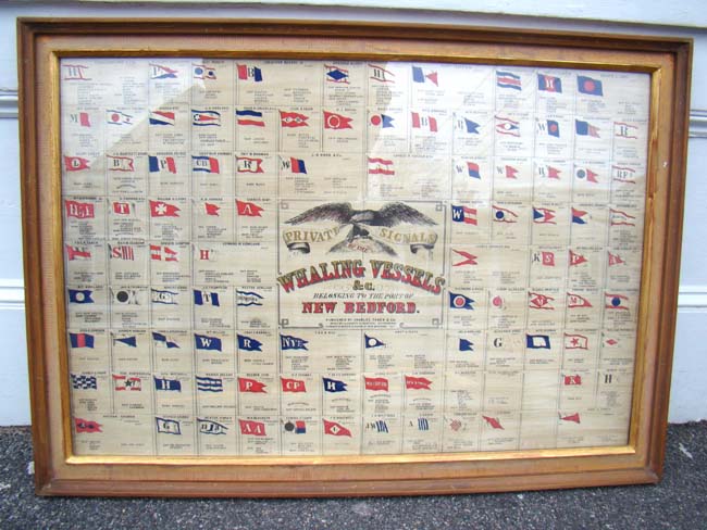 "Private Signals of the New Bedford Whaling Fleet" published by Charles Taber in 1857 — image 2